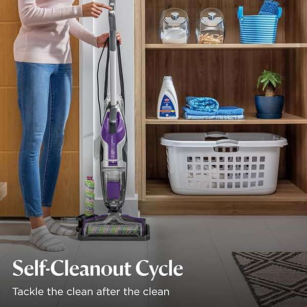BISSELL Crosswave Pet Pro All in One Wet Dry Vacuum Cleaner and Mop for Hard Floors and Area Rugs, Purple, 2306A - Image 2