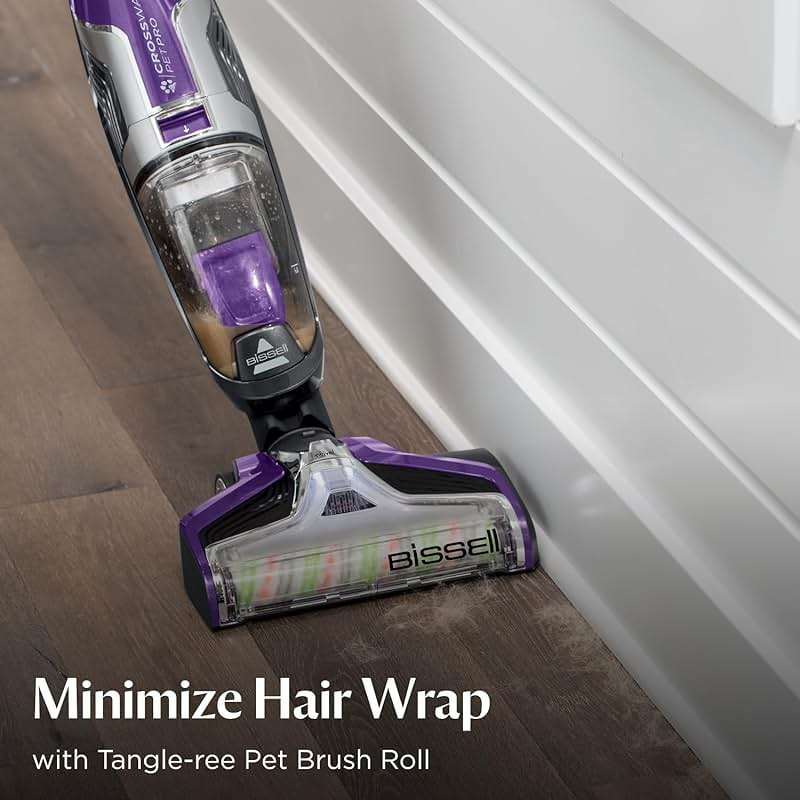 BISSELL Crosswave Pet Pro All in One Wet Dry Vacuum Cleaner and Mop for Hard Floors and Area Rugs, Purple, 2306A - Image 3