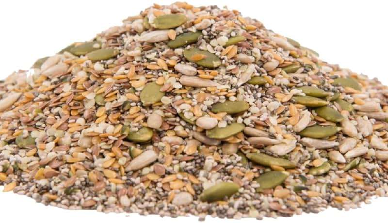 GERBS Raw Super 7 Seed Snack Trail Mix 1 LBS. | Top 14 Food Allergy Free | Resealable Bulk Bag | Made in USA | Raw Pumpkin | Sunflower | Brown & Golden Flax | Black & White Chia | Hemp | Gluten Free - Image 1