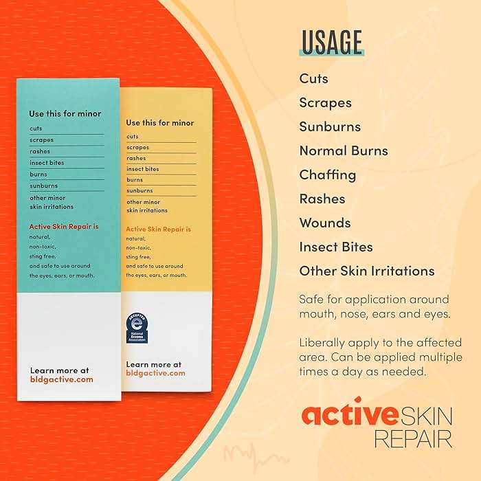 Active Skin Repair - First Aid Natural & Non-Toxic Healing Ointment & Antiseptic Spray for Minor Cuts, Wounds, Scrapes, Rashes, Sunburns, and Other Skin Irritations (Bundle, Combo, 3 oz Each) - Image 7