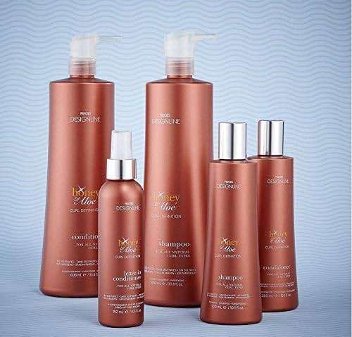 DESIGNLINE Honey & Aloe Conditioner, 10.1 oz - Regis Detangles Hair and Helps Prevent Frizz, Flyaways, and Unwanted Volume, Creating the Perfect Frizz-Free Finish - Image 2