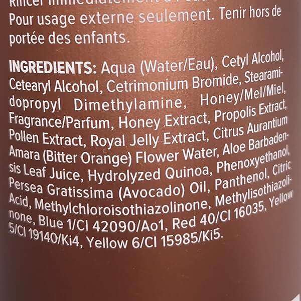 DESIGNLINE Honey & Aloe Conditioner, 10.1 oz - Regis Detangles Hair and Helps Prevent Frizz, Flyaways, and Unwanted Volume, Creating the Perfect Frizz-Free Finish - Image 3