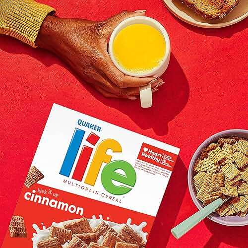 Life Multigrain Breakfast Cereal, Cinnamon, 13 Ounce (Pack of 3) - Image 5