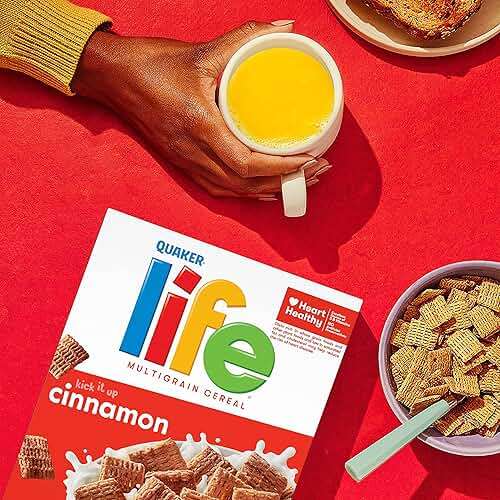Life Multigrain Breakfast Cereal, Cinnamon, 13 Ounce (Pack of 3) - Image 7