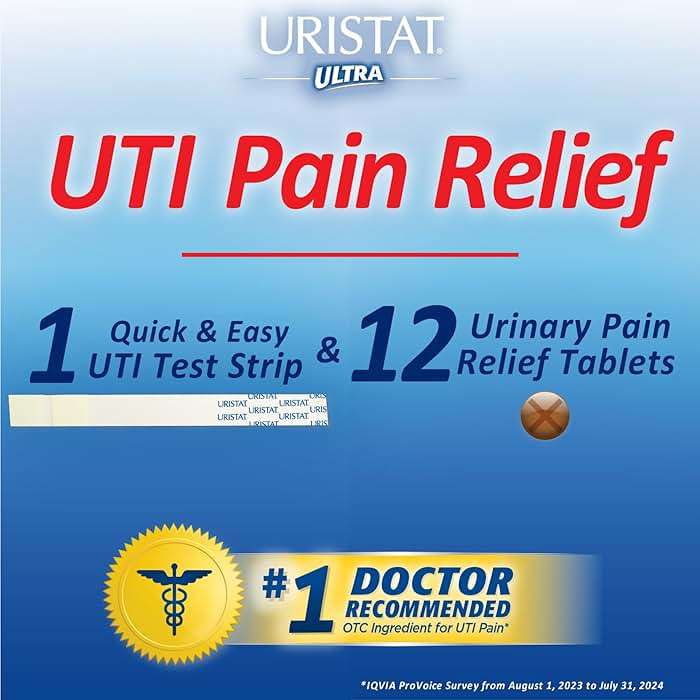 Uristat Ultra Strength Urinary Tract Infection Treatments and Test Relief Kit – 1 UTI Test Strip & 12 Cranberry Flavor Relief Tablets to Ease Urinary Pain, Burning & Urgency - Image 2