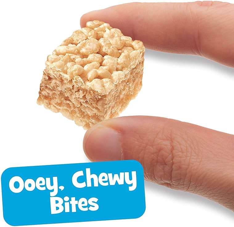 Rice Krispies Treats Mini Marshmallow Snack Bars, Kids Snacks, School Lunch, Grab N' Go, Original, 10.9oz Box (28 Bars) - Image 5