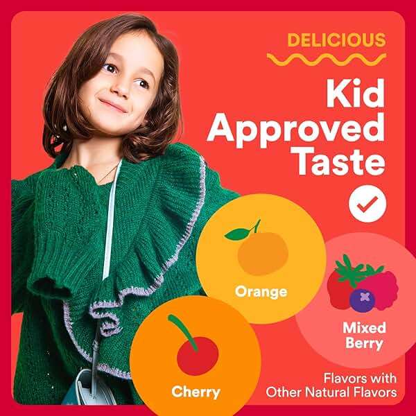 SmartyPants Organic Kids Multivitamin Gummies: Probiotics, Omega 3 (ALA), Vitamin D3, C, Vitamin B12, B6, A, K & Zinc for Immune Support, Biotin, Three Fruit Flavors, 120 Count (30 Day Supply) - Image 6