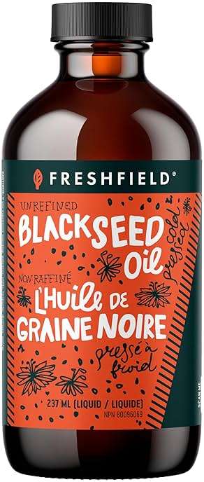 Freshfield Black Seed Oil | Vegan Friendly, Thymoquinone, Premium (Black Cumin Seed Oil, Nigella Sativa) | Cold Pressed | Ultra Strength | Pure and 100% Natural. 8 oz Liquid - Image 1