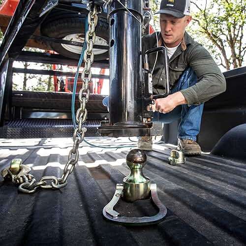 B&W Trailer Hitches American-Made OEM Gooseneck Ball & Safety Chain Kit for Ram - GNXA2062 - Image 3