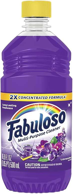 Fabuloso All Purpose Cleaner Refill, Lavender, 405.6 Oz (16.9 Oz, 24 Pack) - Bulk Cleaning Supplies Bundle - Multi-Surface Cleaner, Mopping Solution - Office Supplies (153105) - Image 9