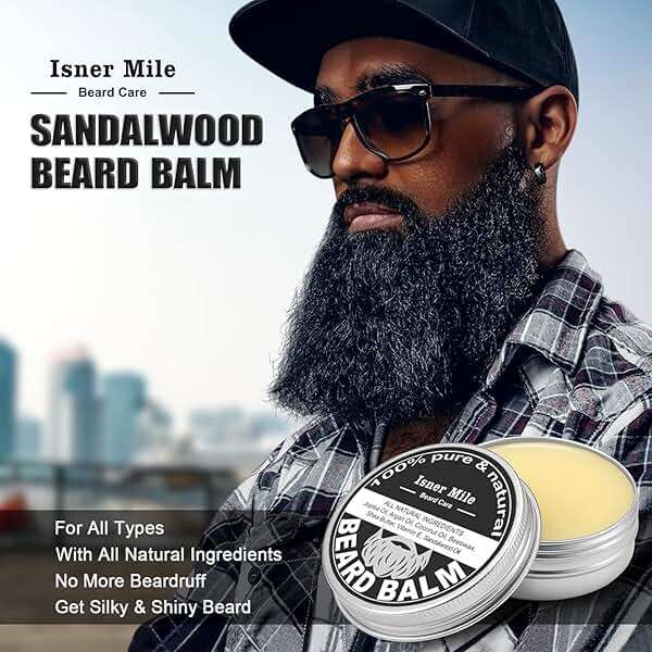 Isner Mile Dad Gifts Fathers Day Husband: from Wife Daughter, Beard Grooming Kit for Men with Beard Oil Balm Wash Brush Comb & Straight Razor, Stocking Stuffers Birthday Gifts for Men Him Boyfriend - Image 6