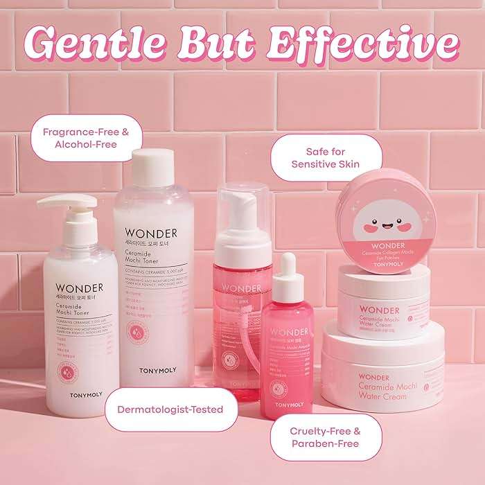 TONYMOLY Wonder Ceramide Mochi Milky Toner – 5,000 ppb Ceramide Barrier Repair Toner for Dry & Sensitive Skin – Hydrating Korean Glass Skin Essence, 16.9 fl oz / 500ml Value Size - Image 5