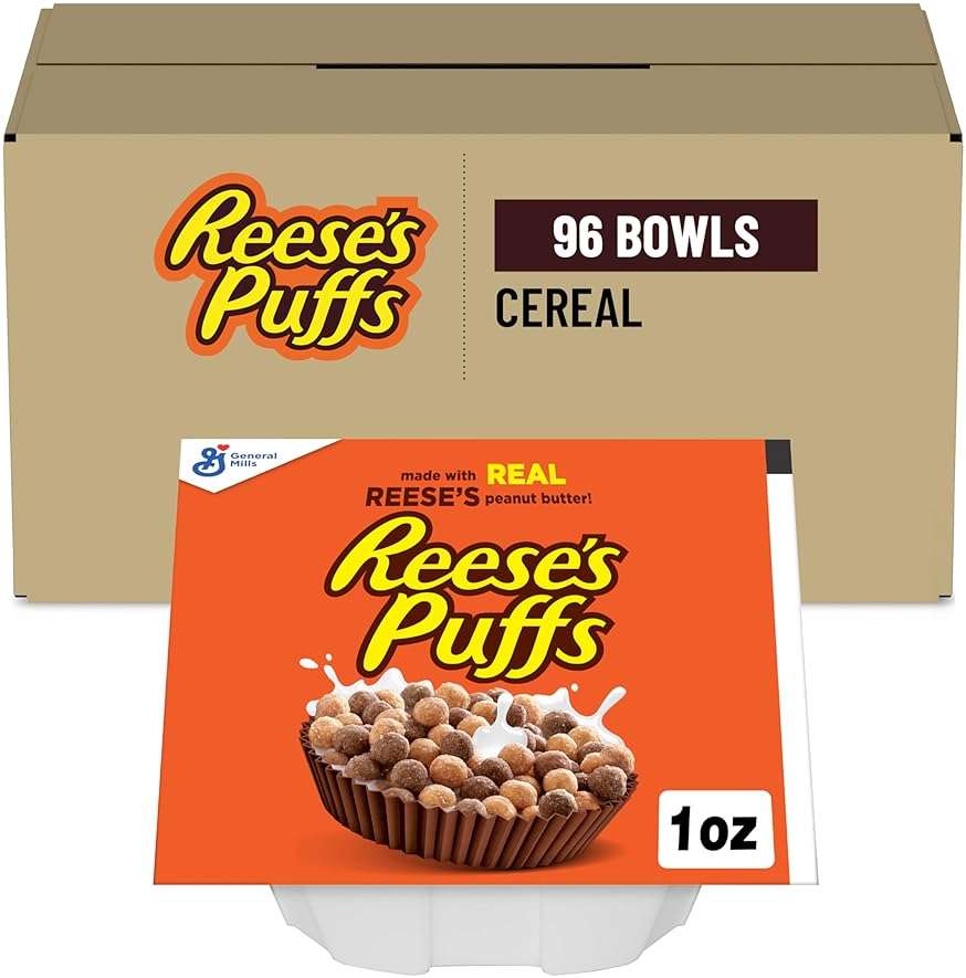 Reese's Puffs Puffs Cereal, 1 Oz (Pack of 96) - Image 1