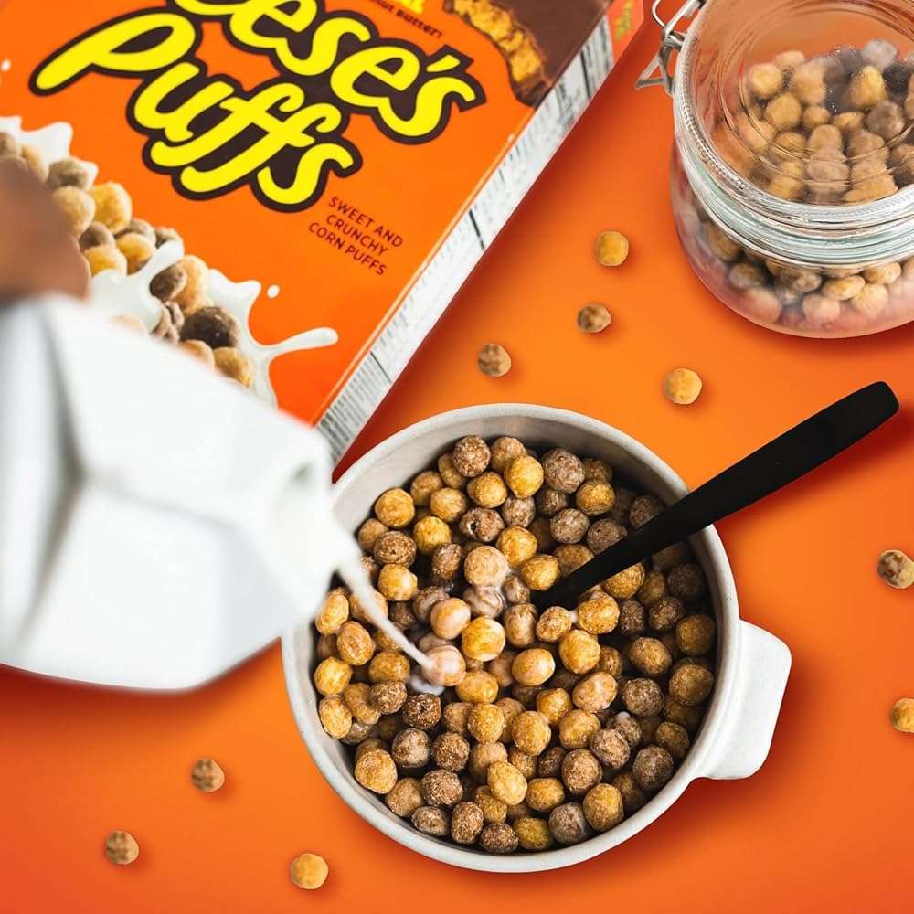Reese's Puffs Puffs Cereal, 1 Oz (Pack of 96) - Image 4