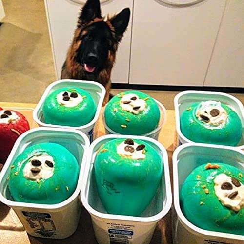 Chew King by Mammoth Premium Treat Dispensing Dog Toy, Durable Natural Rubber Chew Toy, Safety Air Vent, Interactive Enrichment Toy for Aggressive Chewers, Large Pack of 2- Teal - Image 10