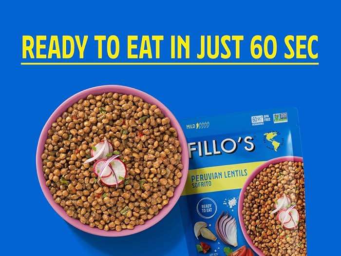 Fillo's Ready to Eat Variety Pack | Black Beans, Lentils, Pinto Beans, Mayocoba Beans | Gluten-Free, Preservative-Free, Microwavable Meals, Non-GMO, Vegan, Plant Protein, 10 oz Pk of 6 - Image 3