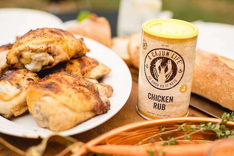 A Cajun Life Chicken Rub Seasoning | Authentic Certified Cajun Chicken Rub, Non-GMO, No MSG, 8 oz - Image 4
