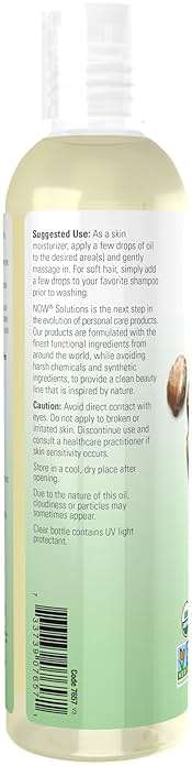 NOW Foods Solutions, Organic Castor Oil, 100% Pure Versatile Skin Care, Multi-Purpose Skin Softener, 8-Ounce - Image 3