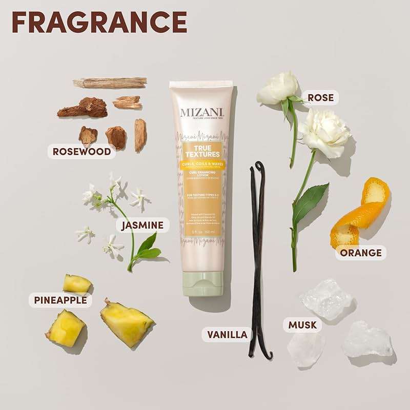 Mizani True Textures Curl Enhancing Leave In Conditioner - Moisturizing Curl Cream, Smooths and Adds Hair Shine, With Coconut Oil, For Curly Hair - Image 7