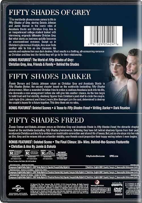Fifty Shades: 3-Movie Collection [DVD] - Image 2