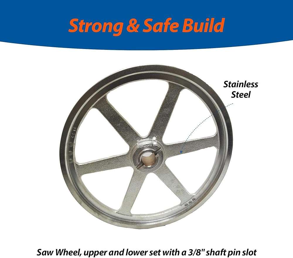 National Band Saw Meat Saw Wheel Pulley - Compatible with Hobart Parts 5700, 5701, 5801, 6801, ML-109653-0000Z - Image 3