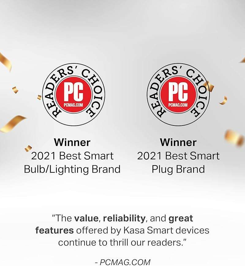 Kasa Smart Plug HS103P2, Smart Home Wi-Fi Outlet Works with Alexa, Echo, Google Home & IFTTT, No Hub Required, Remote Control,15 Amp,UL Certified, (Pack of 2) White - Image 2