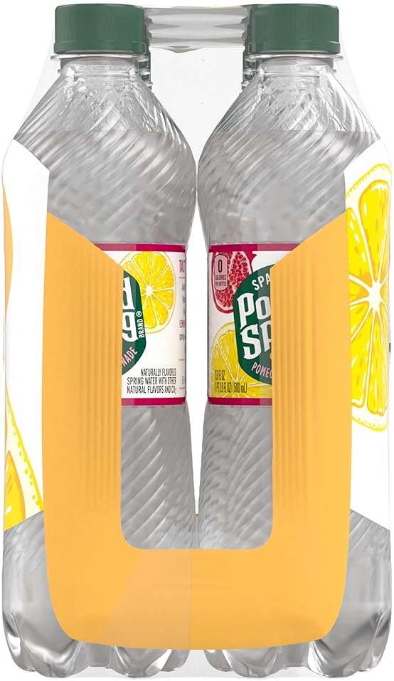 Poland Spring Sparkling Water, Pomegranate Lemonade, 16.9 oz. Bottles (Pack of 8) - Image 4