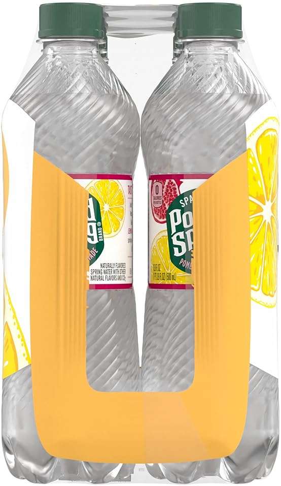 Poland Spring Sparkling Water, Pomegranate Lemonade, 16.9 oz. Bottles (Pack of 8) - Image 5