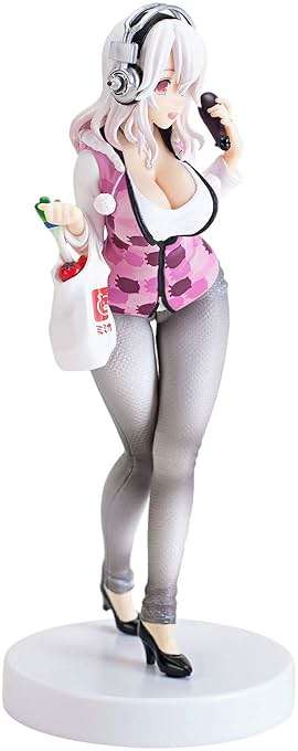 Furyu 7" Nitro Super Sonic: 10th Anniversary Figure Super Sonico-san Figure (Pink Version) - Image 2