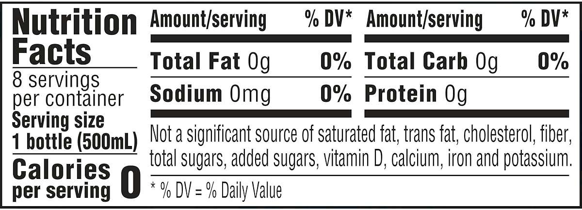 Ice Mountain Sparkling Water, Zesty Lime, 16.9 oz. Bottles (8 Pack) - Image 2