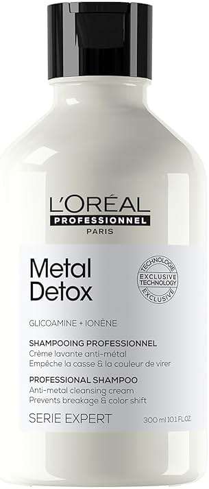 L'Oréal Professionnel Paris Metal Detox Shampoo - Sulfate-Free Anti-Breakage Shampoo For Damaged or Color-Treated Hair, Detoxifies, Prevents Damage & Prolongs Hair Color - Image 1