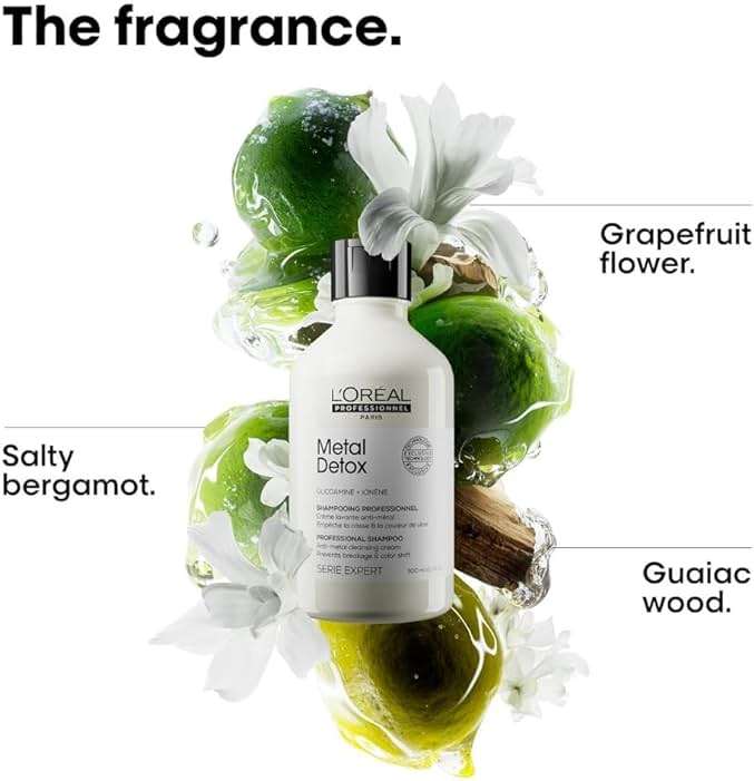 L'Oréal Professionnel Paris Metal Detox Shampoo - Sulfate-Free Anti-Breakage Shampoo For Damaged or Color-Treated Hair, Detoxifies, Prevents Damage & Prolongs Hair Color - Image 4