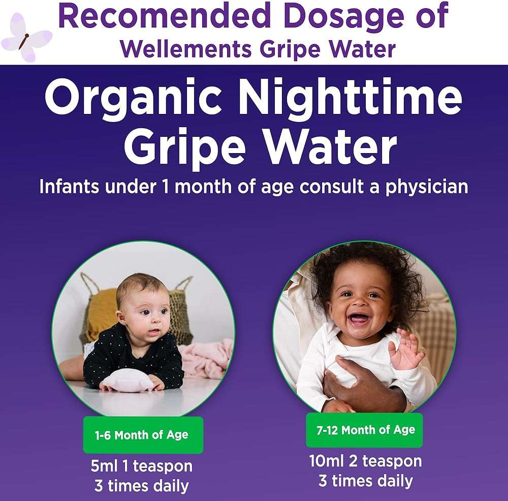 Wellements Organic Nighttime Gripe Water for Babies 1 Month+ (4 Fl Oz) - Baby Gripe Water for Bedtime Relief Gas, Colic & Fussiness - Herbs Promote a Peaceful Night’s Sleep - USDA Certified & Non GMO - Image 7