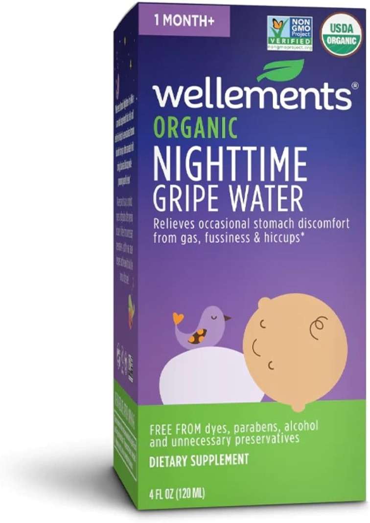 Wellements Organic Nighttime Gripe Water for Babies 1 Month+ (4 Fl Oz) - Baby Gripe Water for Bedtime Relief Gas, Colic & Fussiness - Herbs Promote a Peaceful Night’s Sleep - USDA Certified & Non GMO - Image 10