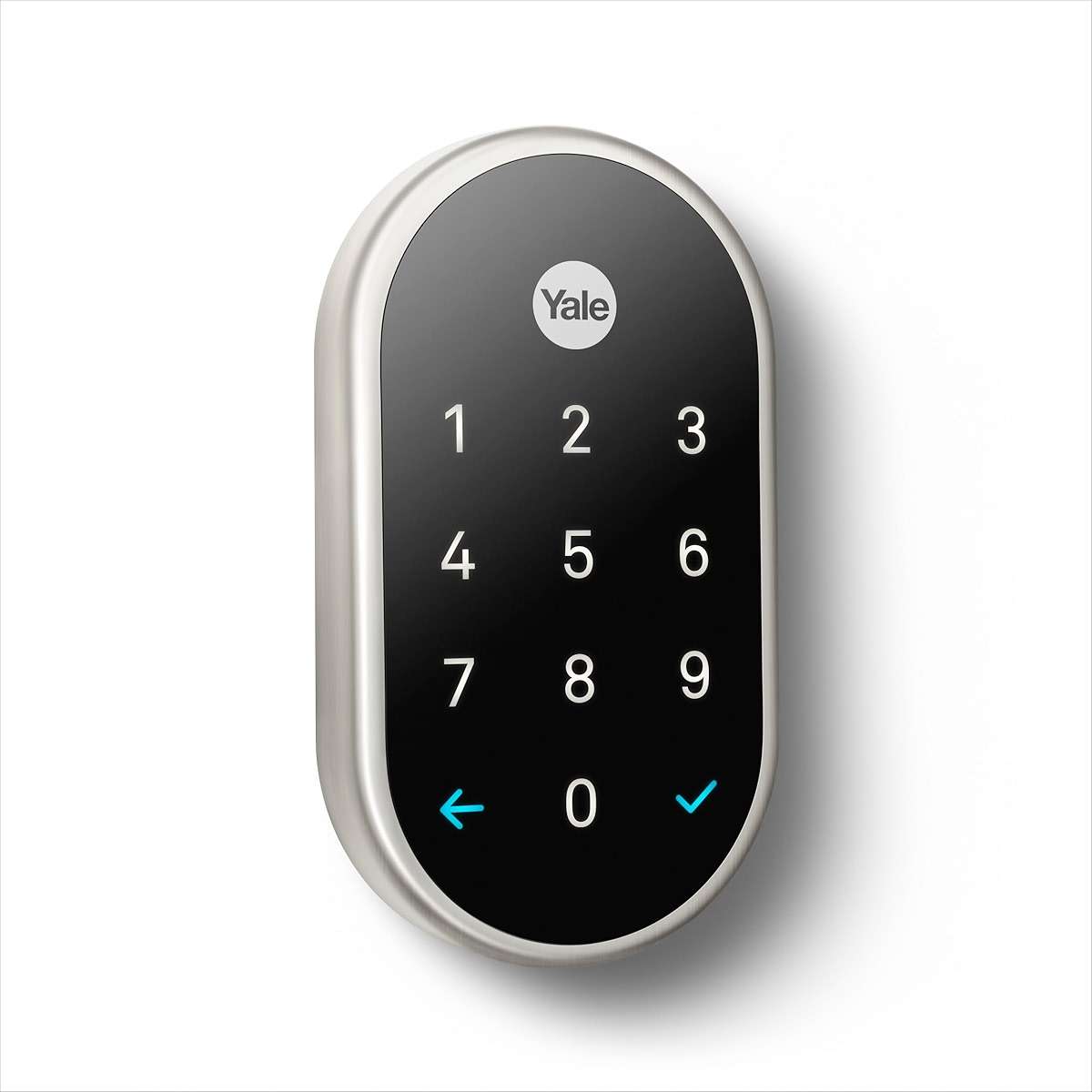 Google Nest x Yale Lock - Tamper-Proof Smart Lock for Keyless Entry - Keypad Deadbolt Lock for Front Door - Satin Nickel - Image 4