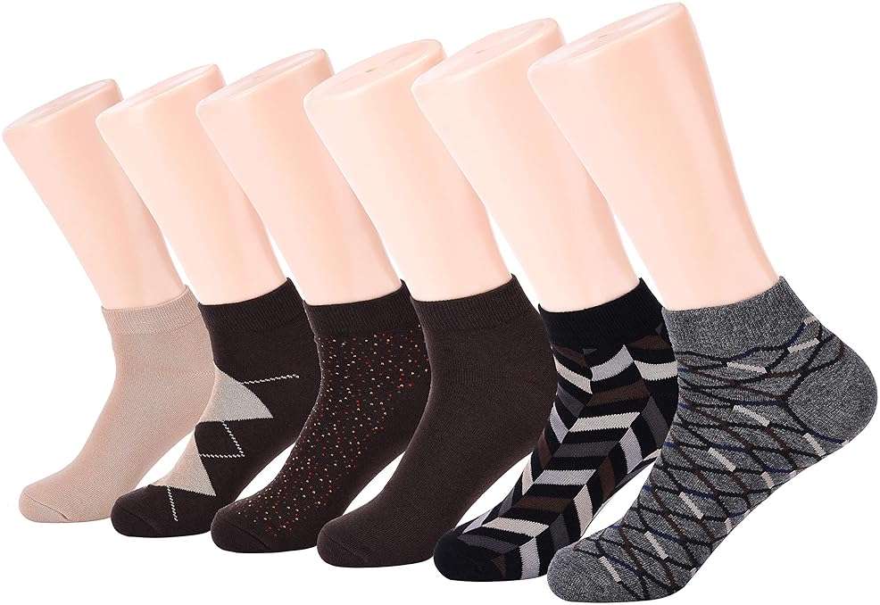 Mio Marino Mens Low Cut Ankle Socks - Premium Moisture Control - Cotton Cushioned with Arch Support - Image 1