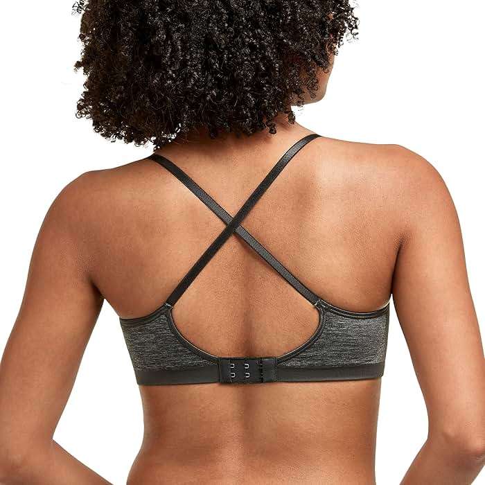 Hanes Women's Wireless T-Shirt Bra, Comfy Support Lightweight Lounge Bra, Convertible Straps - Image 4