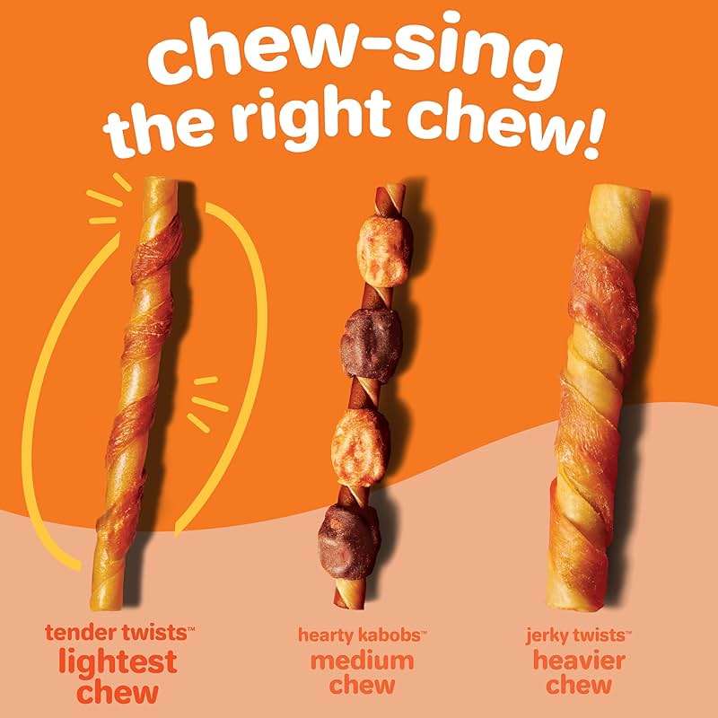Hartz Oinkies Tender Twists Rawhide‑Free Dog Chews with Real Chicken Breast, Highly Digestible, Long‑Lasting Treats, 18 Count - Image 7