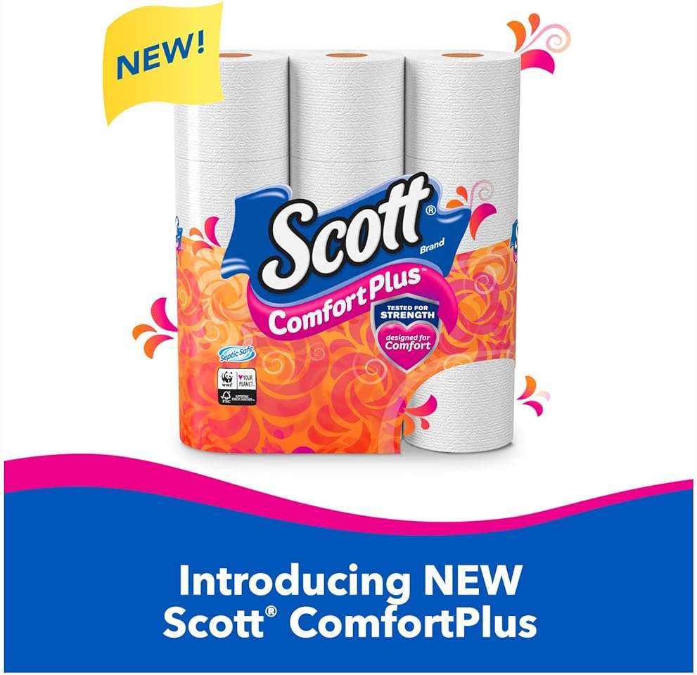 Scott Extra Softa Double Roll Bath Tissue, Toilet Paper, 24 Count (Pack of 1) - Image 2