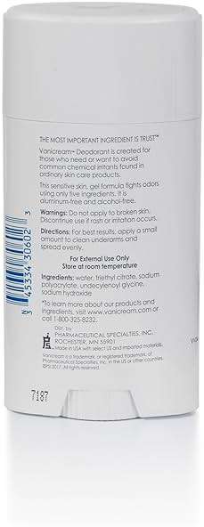 Vanicream Aluminum-Free Gel Deodorant - 2 oz - Unscented Formula for Sensitive Skin - Image 2