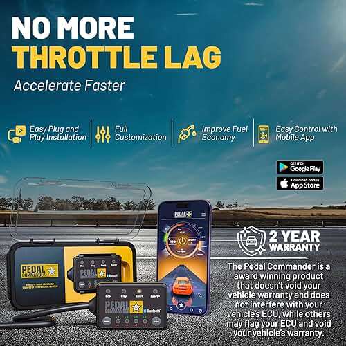 PEDAL COMMANDER for Ford F150 2011-2026 Throttle Response Controller - Plug-and-Play, 36 Settings - 4 Modes, Wireless App Control, Anti-Theft - Throttle Controller Parts - F-150 Truck Accessories - Image 3