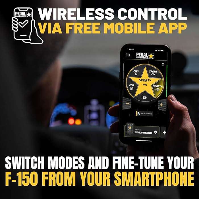 PEDAL COMMANDER for Ford F150 2011-2026 Throttle Response Controller - Plug-and-Play, 36 Settings - 4 Modes, Wireless App Control, Anti-Theft - Throttle Controller Parts - F-150 Truck Accessories - Image 7