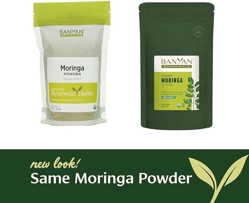 Banyan Botanicals Organic Moringa Powder – Moringa Oleifera – Superfood Powder and Natural Source of Vitamins & Minerals* – 1/2lb – Non-GMO Sustainably Sourced Vegan - Image 5