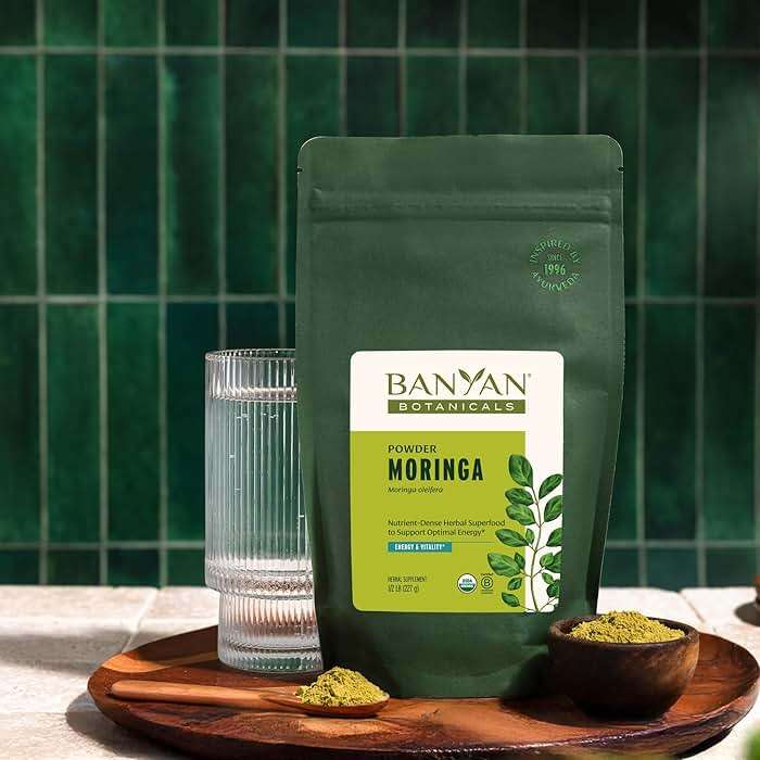 Banyan Botanicals Organic Moringa Powder – Moringa Oleifera – Superfood Powder and Natural Source of Vitamins & Minerals* – 1/2lb – Non-GMO Sustainably Sourced Vegan - Image 6