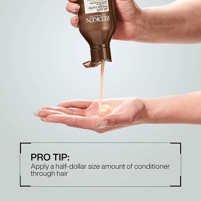 Redken All Soft Mega Curls Conditioner For Extremely Dry Curly & Coily Hair - Nourishes & Softens Severely Dry Hair - Image 4