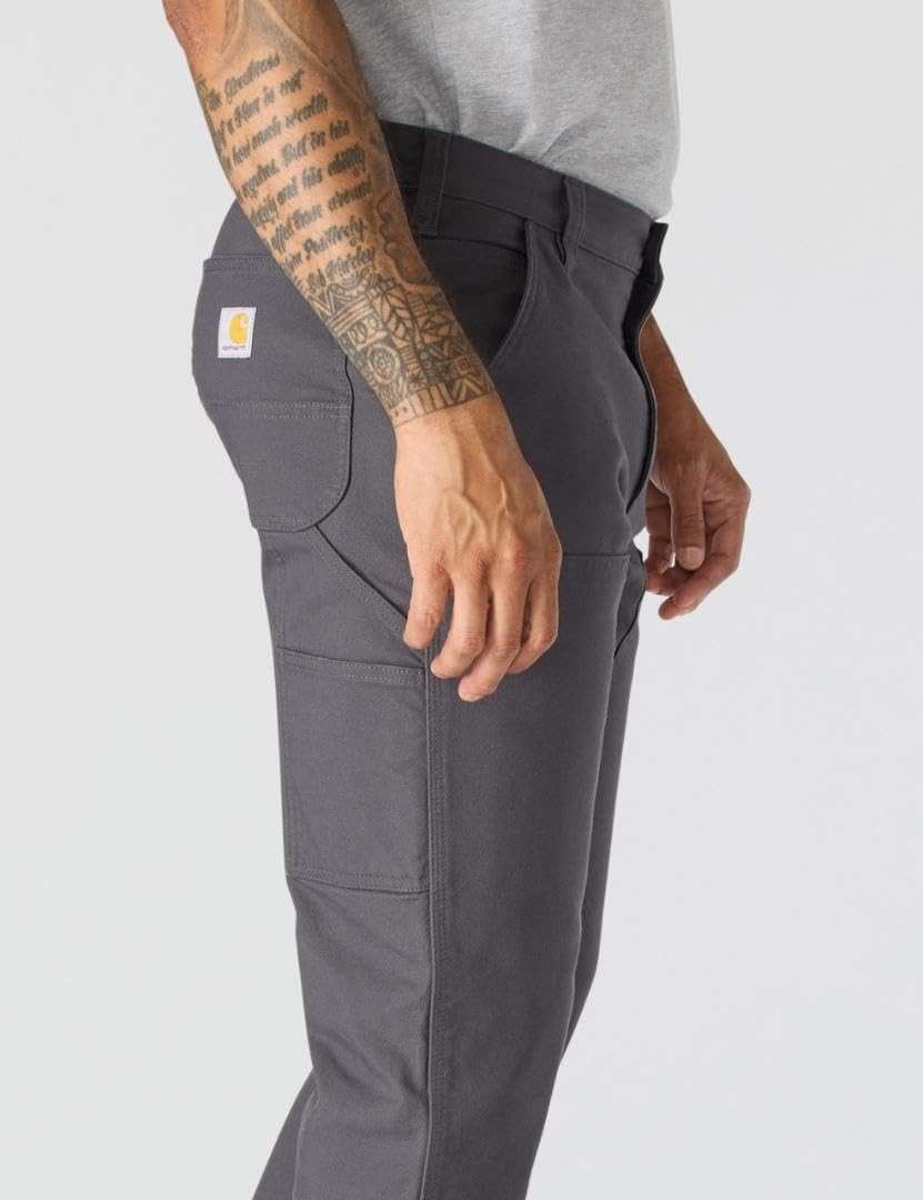 Carhartt Men's Relaxed Straight Rugged Flex® Duck Double-Front Dungaree - Image 4