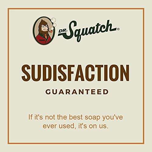 Dr. Squatch Pine Tar Soap 2-Pack Bundle - Mens Bar with Natural Woodsy Scent and Skin Exfoliating Scrub – Handmade with Pine, Coconut, Olive Organic Oils in USA (2 Bar Set) - Image 5
