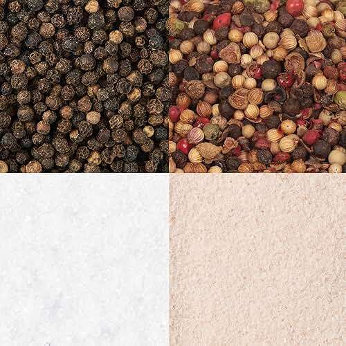 McCormick Salt & Pepper Grinder Variety Pack, Himalayan Pink Salt, Sea Salt, Black Peppercorn, and Peppercorn Medley, 6.47 oz - Image 13