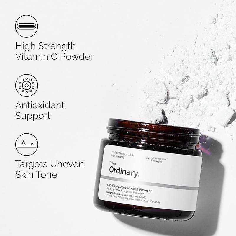 The Ordinary 100% L-Ascorbic Acid Powder, Vitamin C Treatment for Anti-Aging, 0.7 Ounce - Image 3