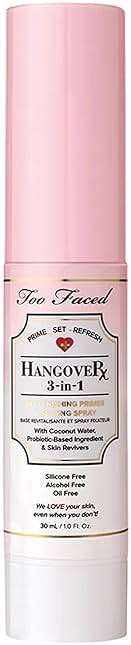 Too Faced Hangover 3-in-1 Primer & Setting Spray | Soothing & Hydrating Setting Spray for Face Makeup | Coconut Water - Image 1